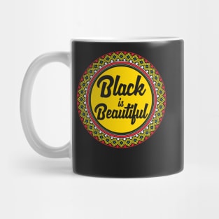 Black is Beautiful | Cool Black History Month Shirt for Women, Men & Kids Mug